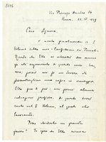 Lettera di  PETTAZZONI