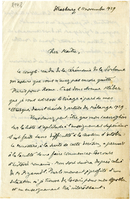 Lettera di  GAGE