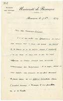 Lettera di  ROUGIER