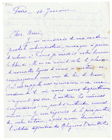 Lettera di  D'URSEL