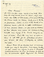 Lettera di BLAISE DE MONTESQUIEU