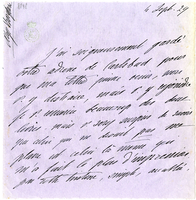 Lettera di  BORGHESE