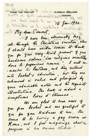 Lettera di  MUNRO