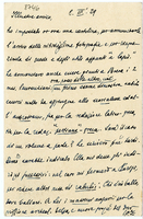 Lettera di  ZURETTI