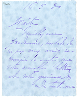 Lettera di  DE KVIATKOVSKA