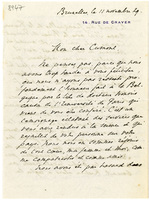 Lettera di  BEYENS