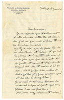 Lettera di  PILLET