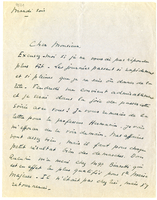 Lettera di  DE MONTESQUIEU