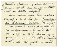 Lettera di  TURCHI