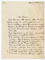 Lettera di  PILLET