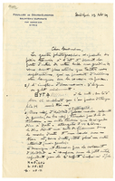 Lettera di  PILLET