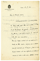 Lettera di  ZURETTI