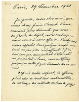 Lettera di  ROMIEU