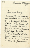 Lettera di  CUMONT