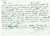 Lettera di  BIDEZ