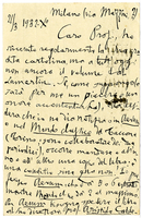 Lettera di  BASSI