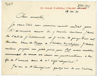 Lettera di  COSTA