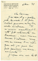 Lettera di  DE JERPHANION