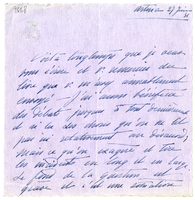 Lettera di  BORGHESE