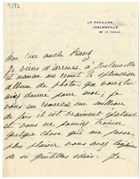 Lettera di  CUMONT