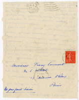 Lettera di  CARCOPINO