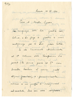 Lettera di  PETTAZZONI