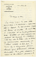 Lettera di  CARCOPINO