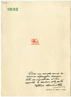 Lettera di Legation de Perse a Paris