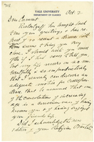 Lettera di  HENDRICKSON