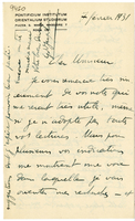 Lettera di  DE JERPHANION