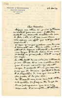 Lettera di  PILLET