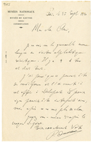 Lettera di  DUSSAUD