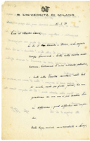 Lettera di  ZURETTI