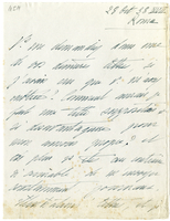 Lettera di  BORGHESE