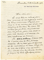 Lettera di  BEYENS