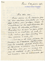 Lettera di  BEYENS