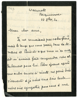 Lettera di  D'ARSCHOT