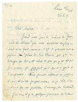 Lettera di  LEVI DELLA VIDA