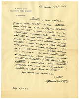 Lettera di  BARTOLI