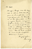 Lettera di  BENNDORF