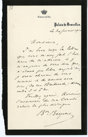 Lettera di  BEYENS