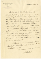 Lettera di  BICKEL