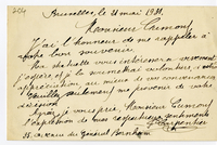 Lettera di  CARPENTIER