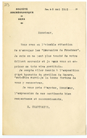 Lettera di  CHARTRAIRE