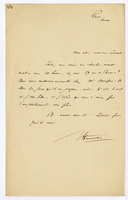 Lettera di  HAUSSOULLIER