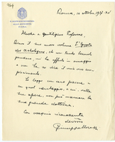 Lettera di  MORETTI