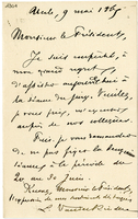 Lettera di  VAN DER KINDERE