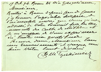 Lettera di DE TYSZKIEWICZ