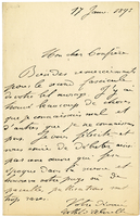 Lettera di  GOBLET D'ALVIELLA