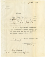 Lettera di MARCHAL